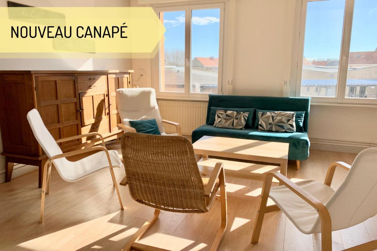 Appartement La Rafale - Acces Prive Plage - Jardin - Arrivee Autonome Gravelines Buitenkant foto